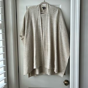 Eileen Fisher Serape SET Sweater is a Medium and Serape Wrap is One Size